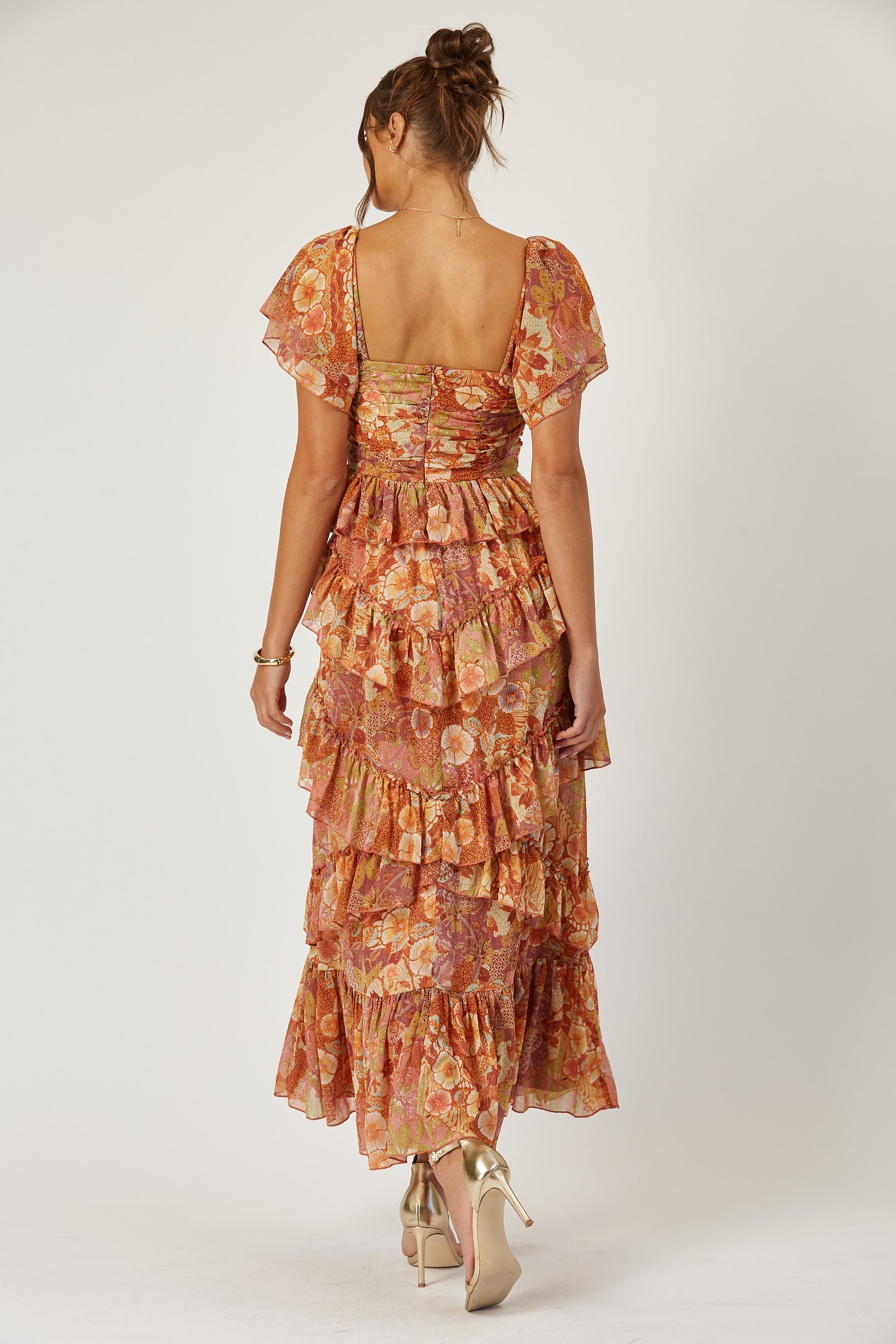 Brynn tiered ruffle dress image 3
