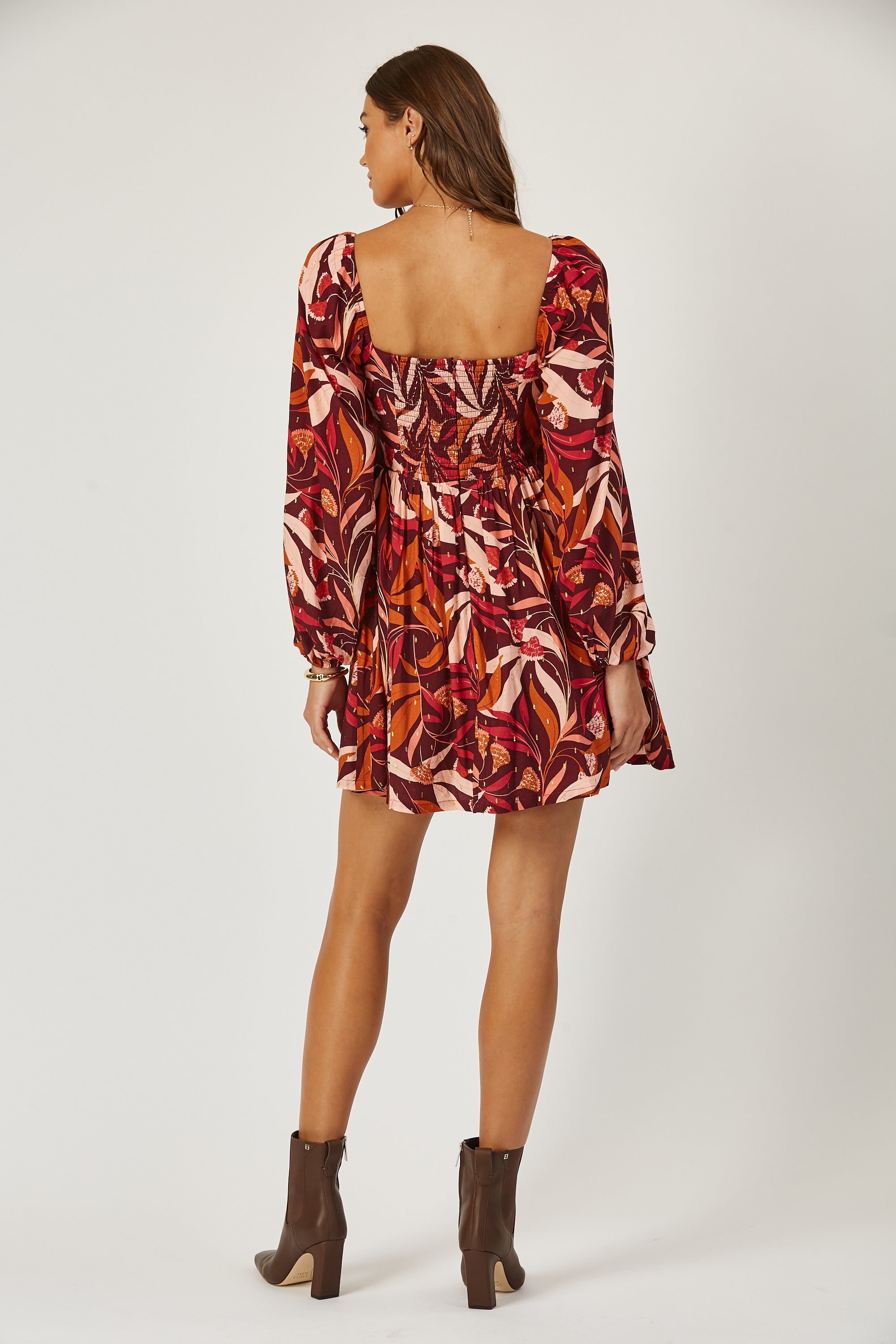 Amelia tie front mini dress image 3
