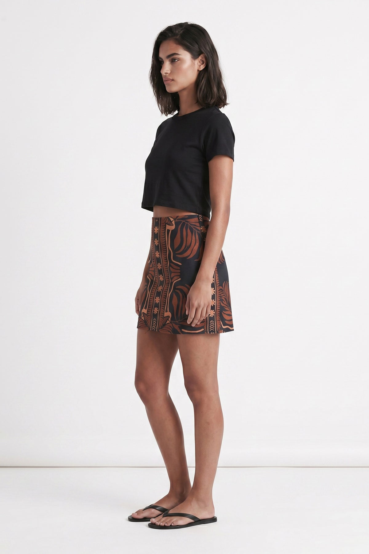 Cali Tropical Mini Skirt