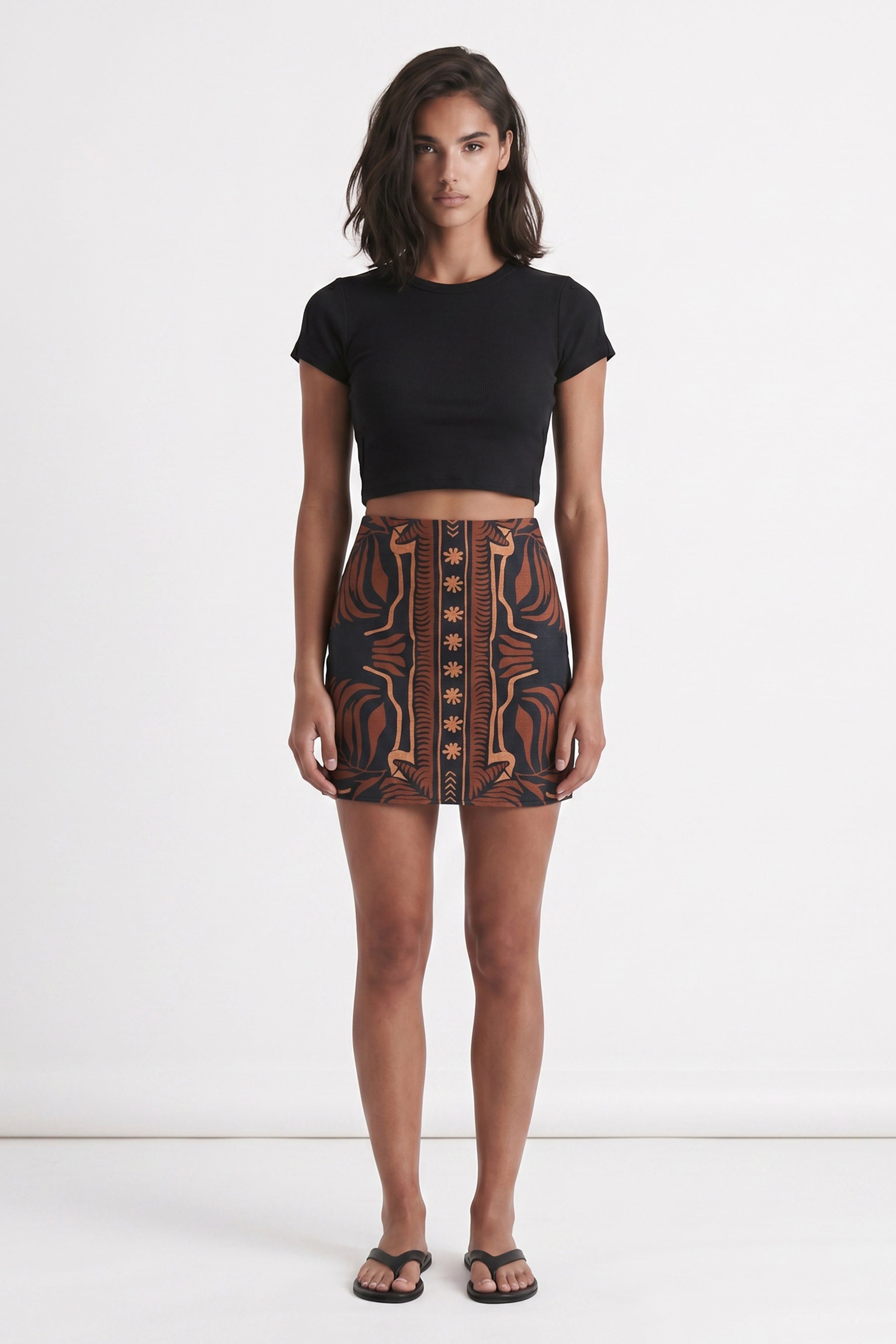 Cali Tropical Mini Skirt