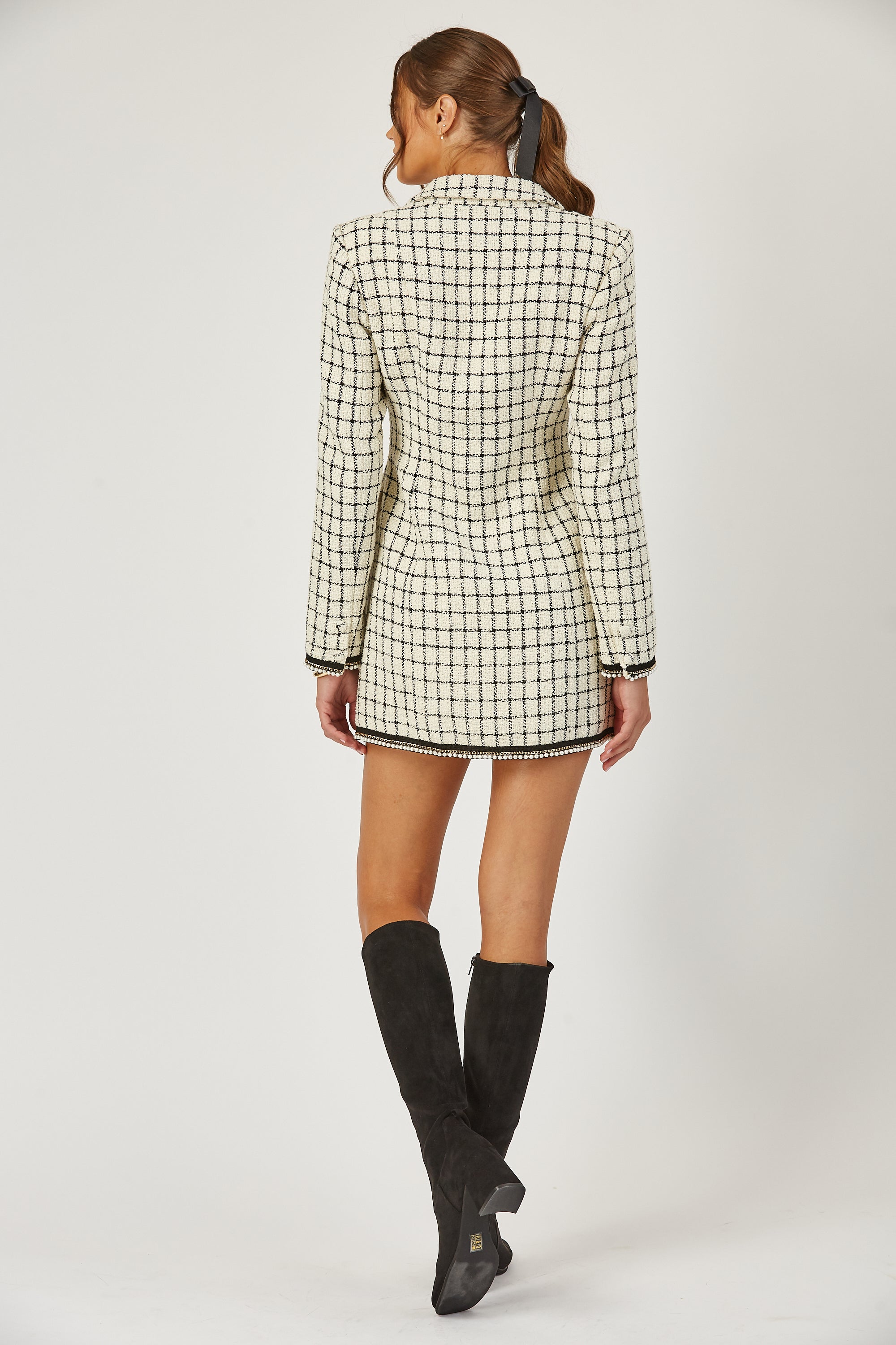 Cameron Tweed blazer dress image 3