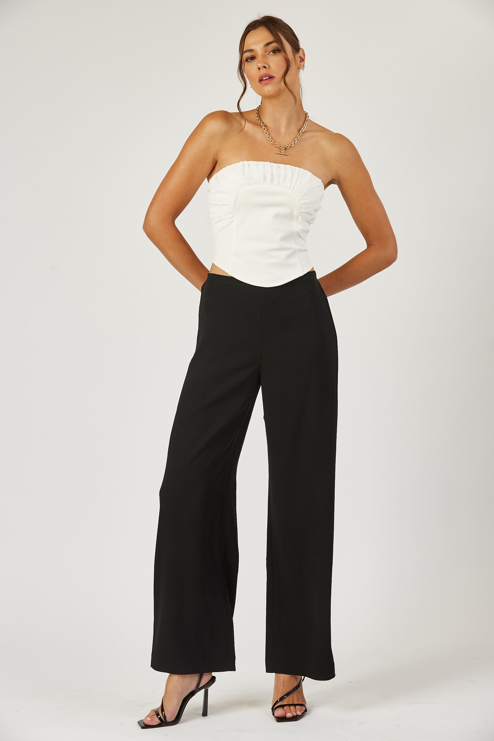 Jenny strapless ruching top image 4