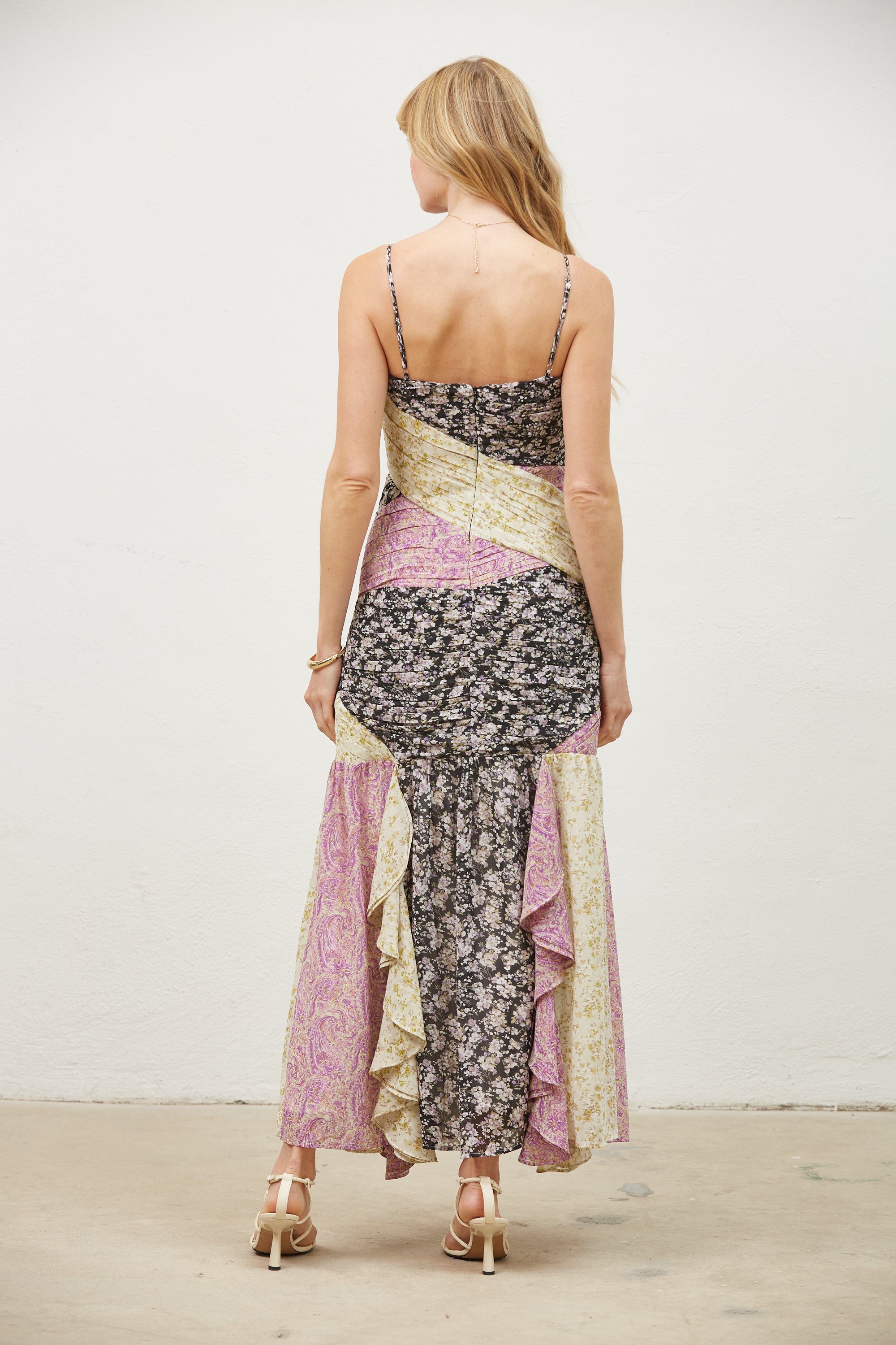 Gisele Mix Print Maxi Dress