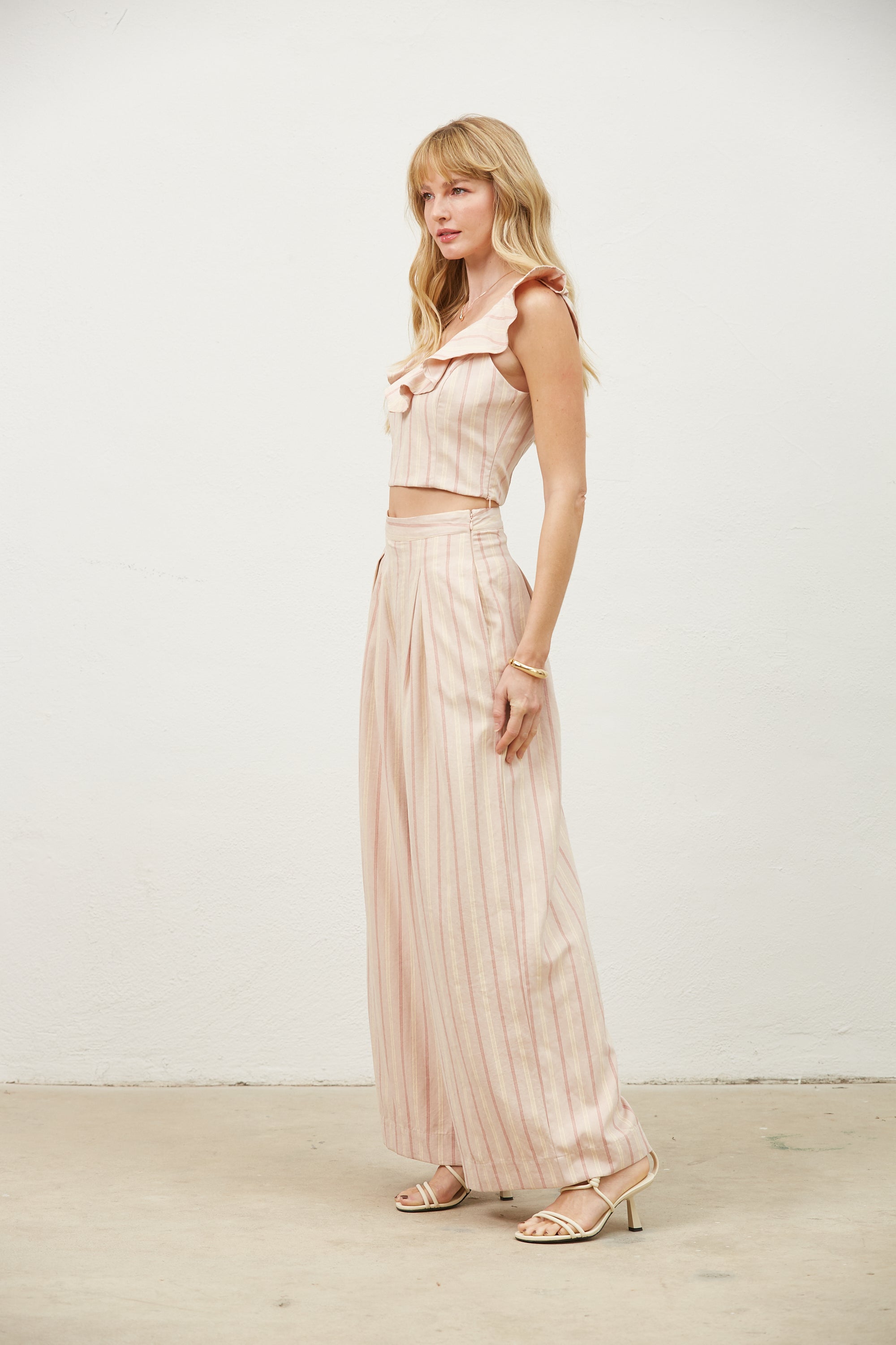 Charli pinstripe set