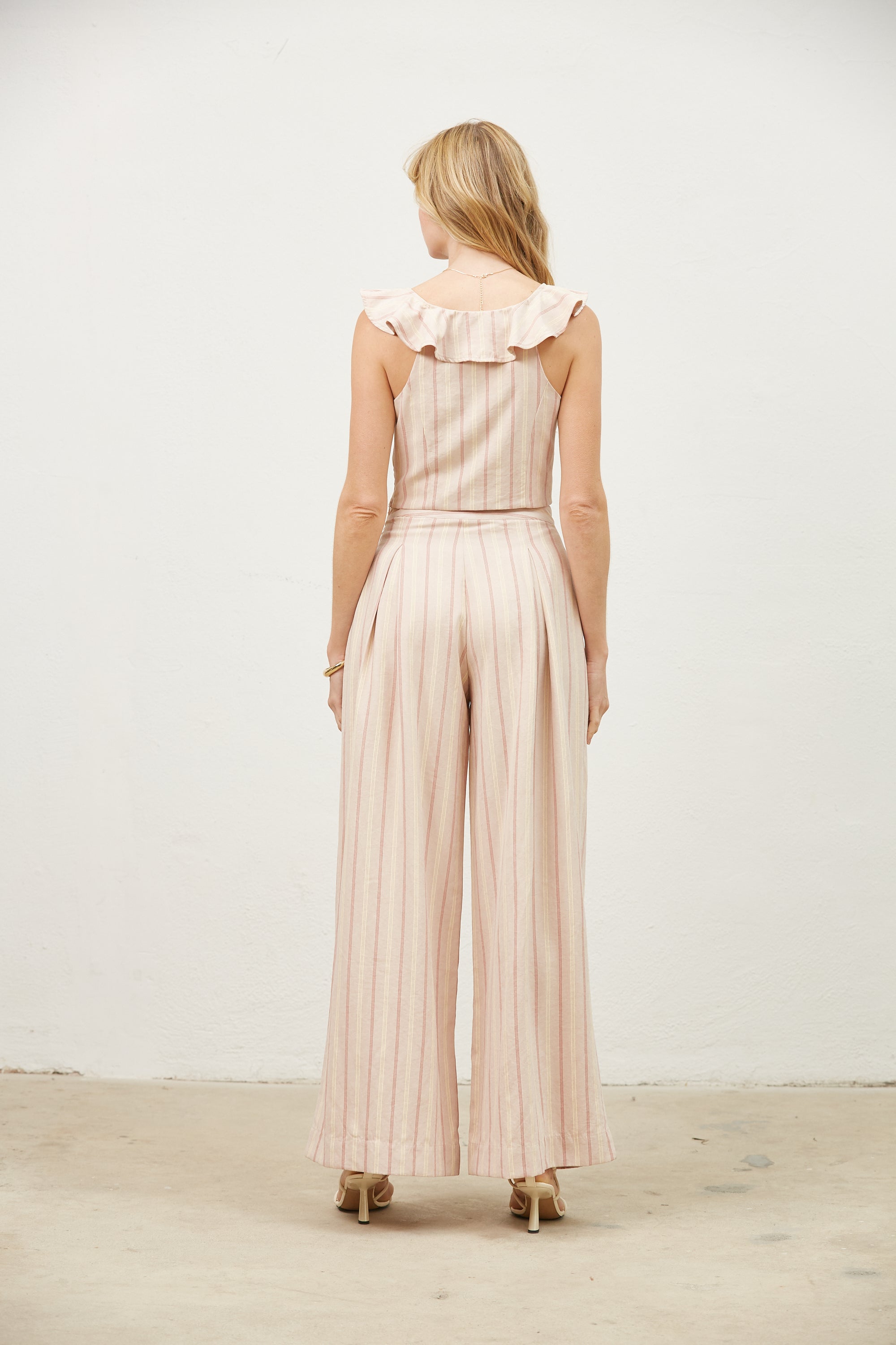 Charli pinstripe set