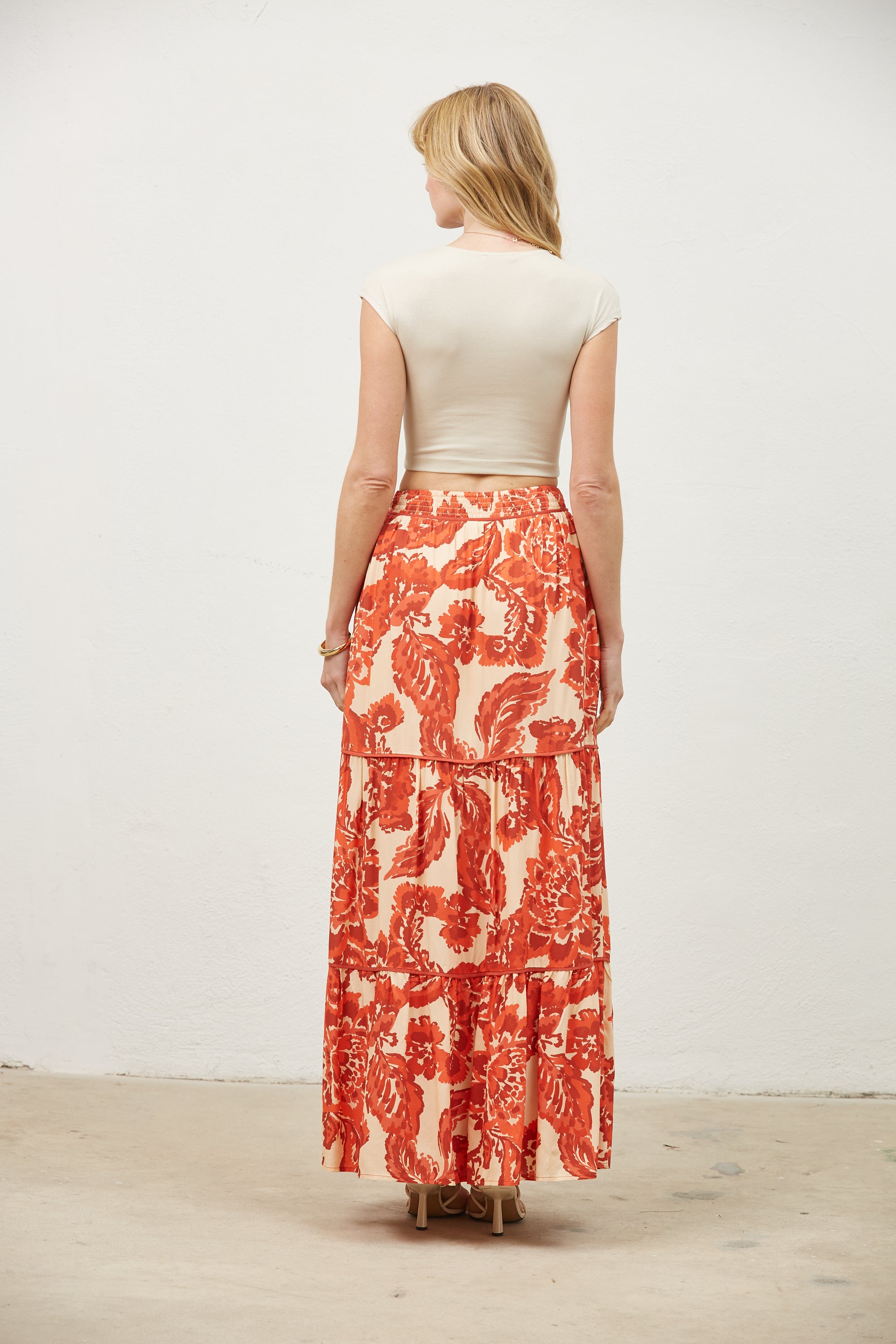 Mallory Tiered Maxi Skirt