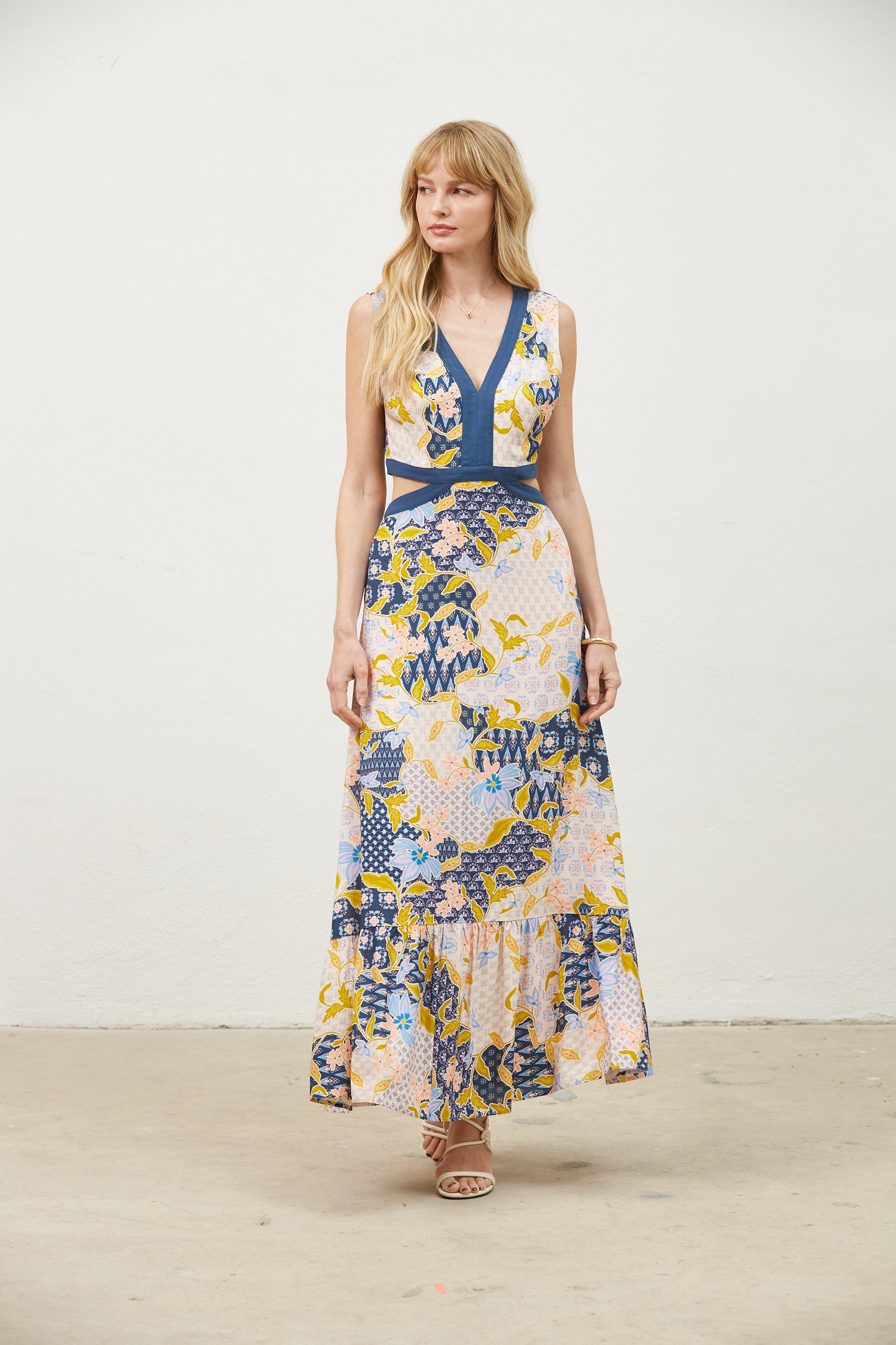 Mara cutout maxi dress
