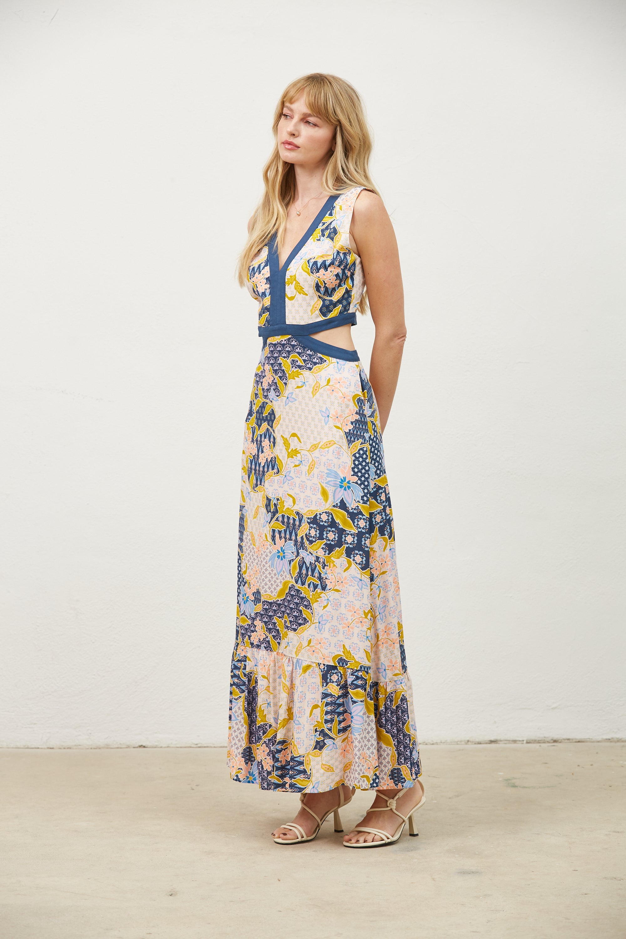 Mara cutout maxi dress
