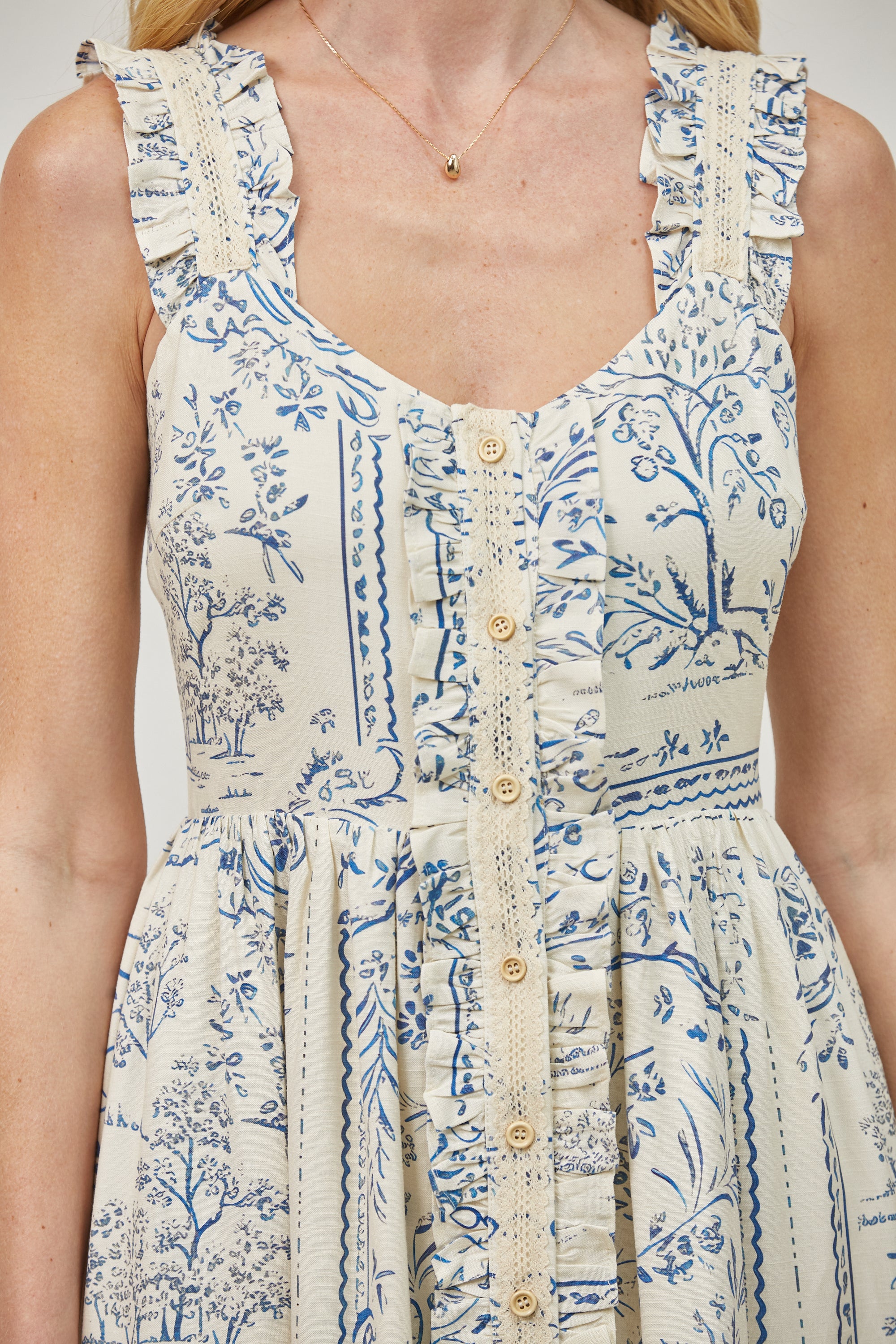 Lucia Tie Back Maxi Dress