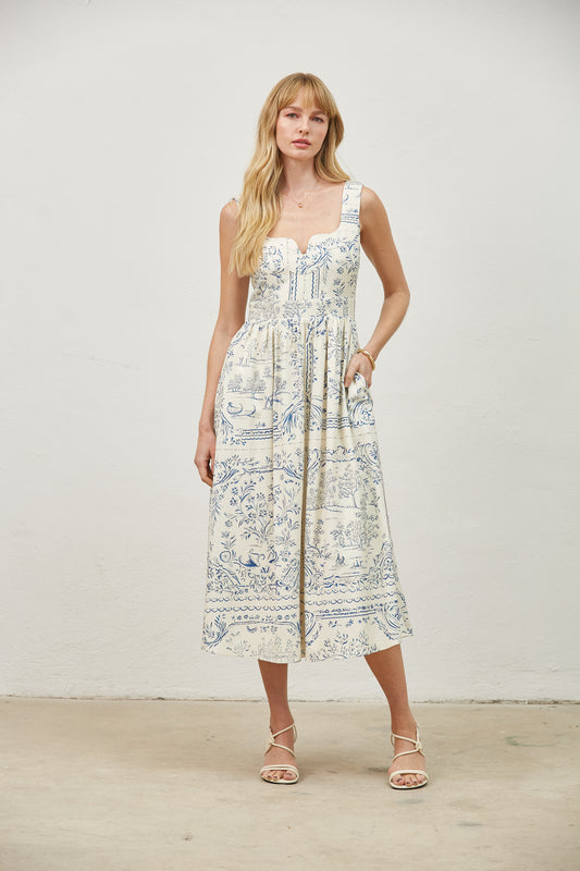 Laurel Wide Band Midi Dress