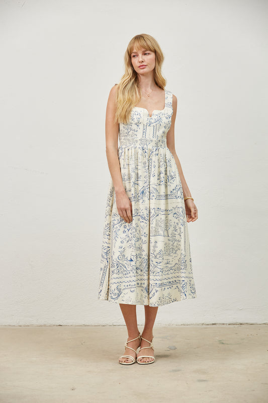 Laurel Wide Band Midi Dress