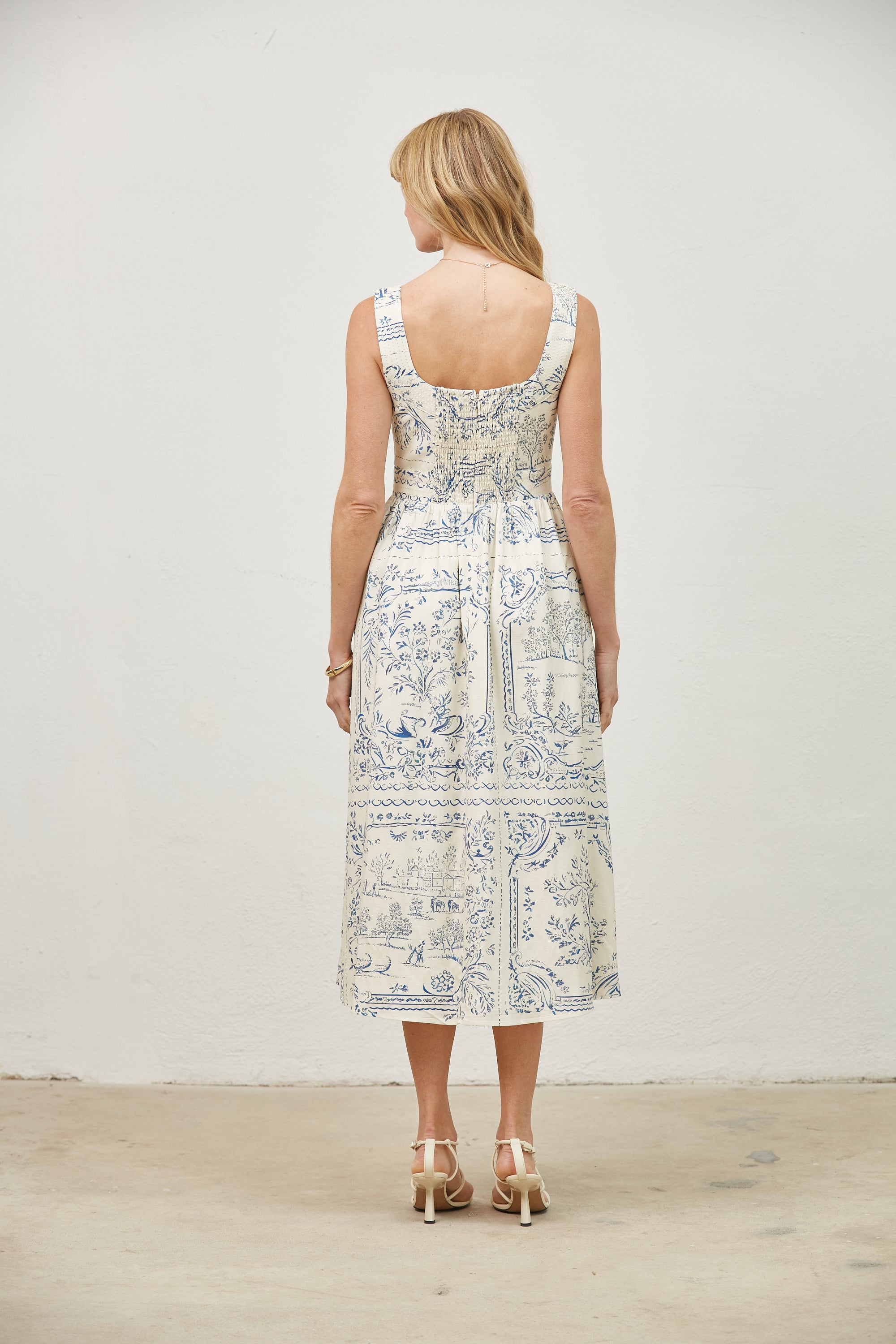 Laurel wide band midi dress