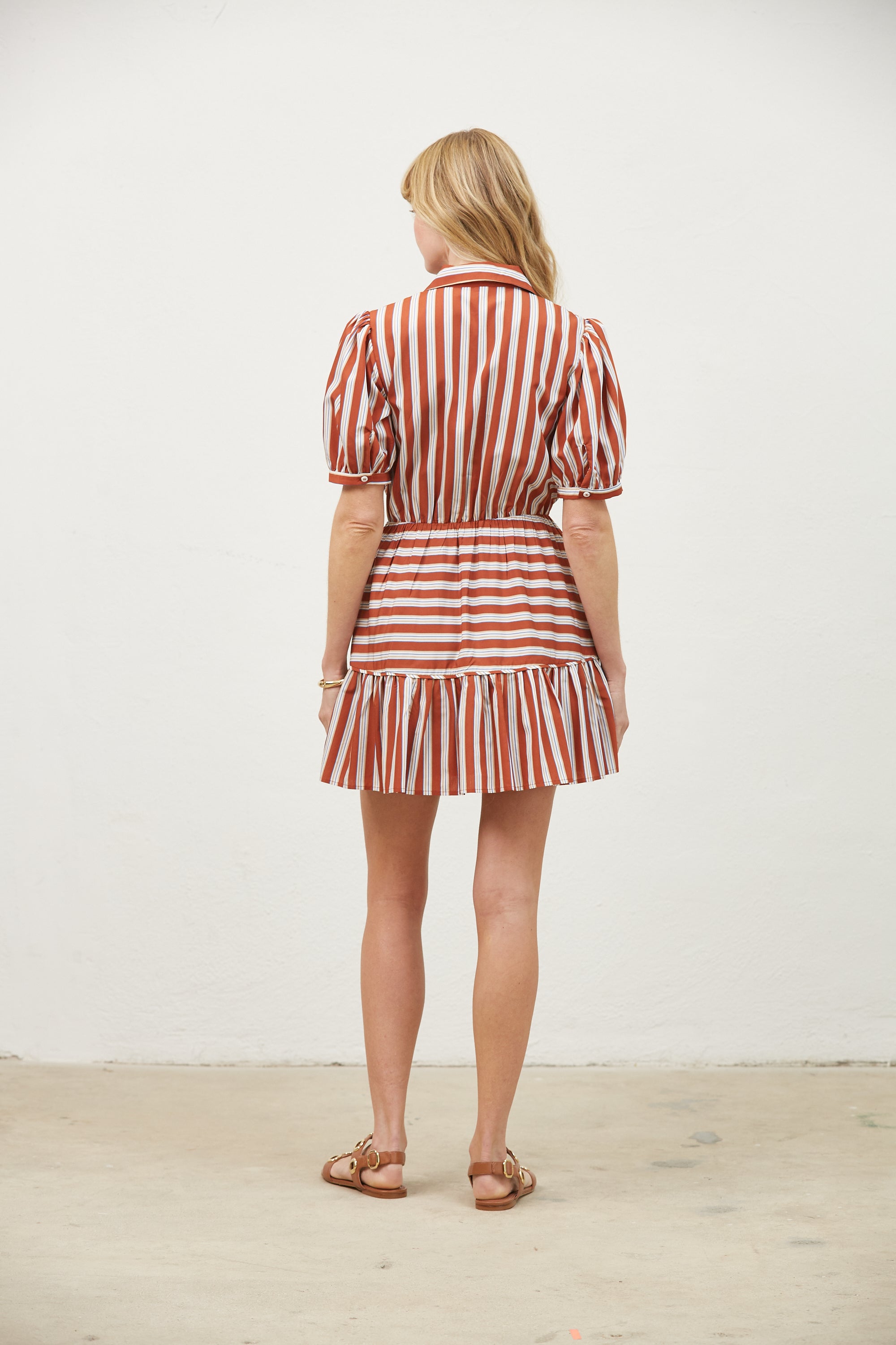 Keilani Bow Front Stripe Dress