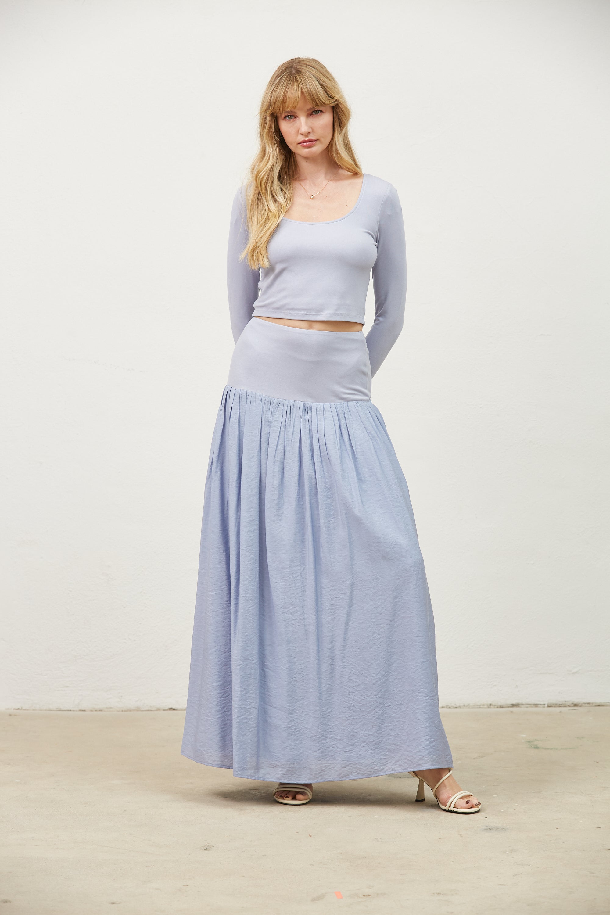 Taylor Mix Media Skirt Set