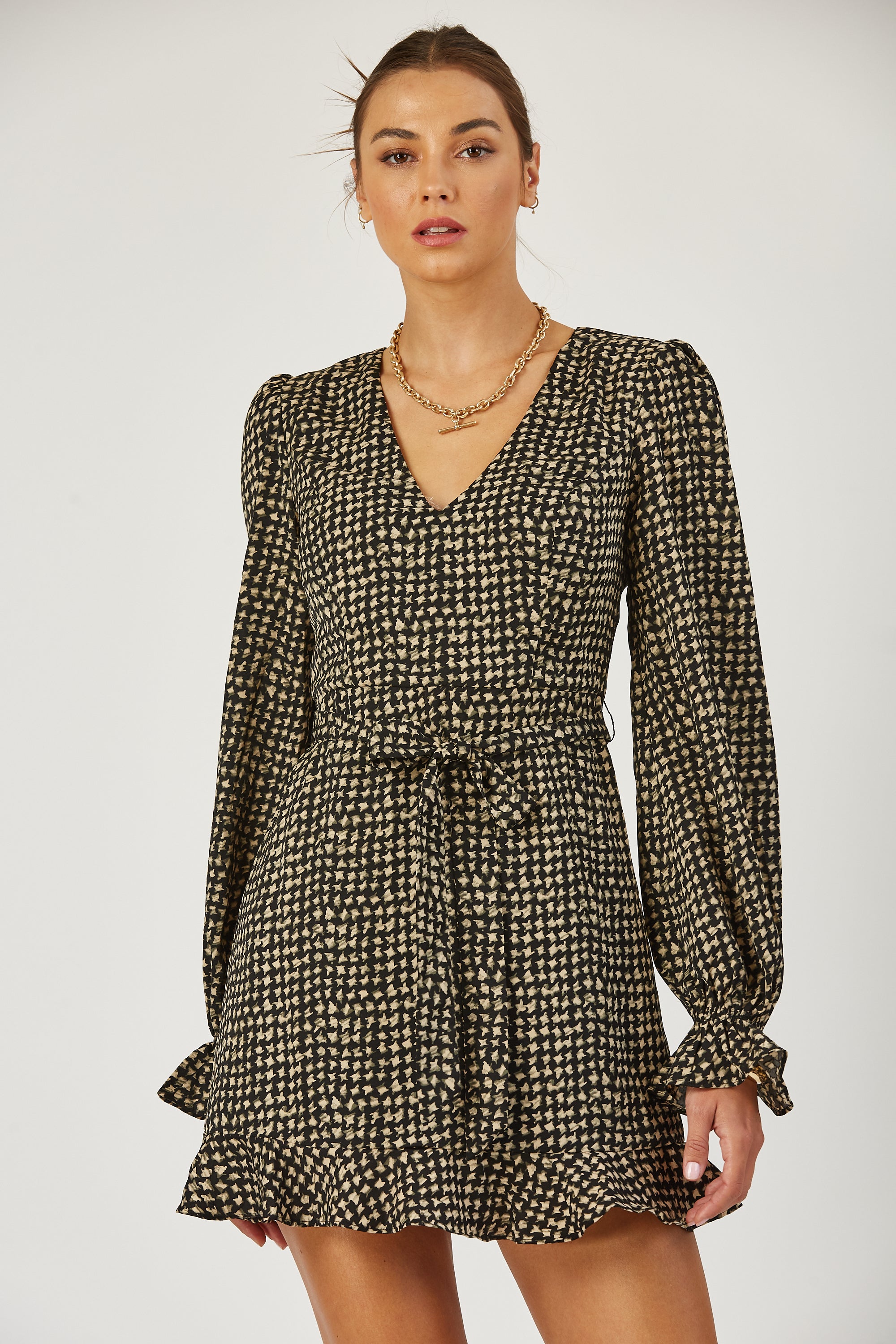 Millie Tie Waist Mini Dress
