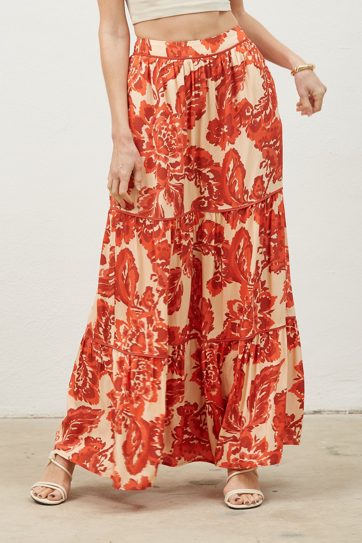 Mallory Tiered Maxi Skirt