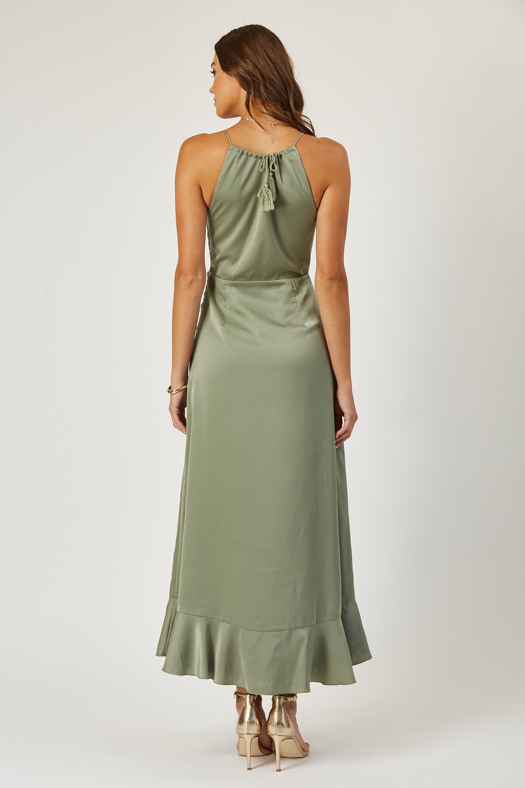 Arya cinched front halter dress image 8