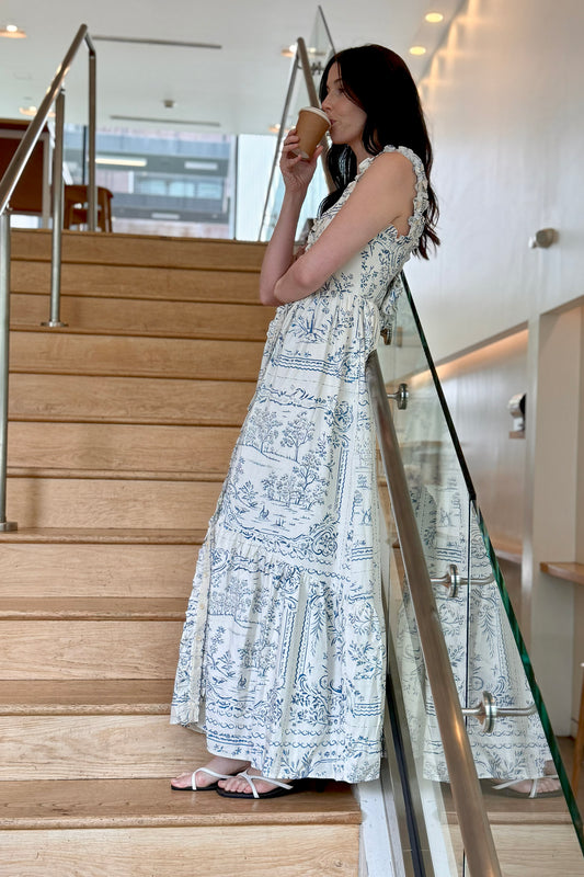 Lucia Tie Back Maxi Dress