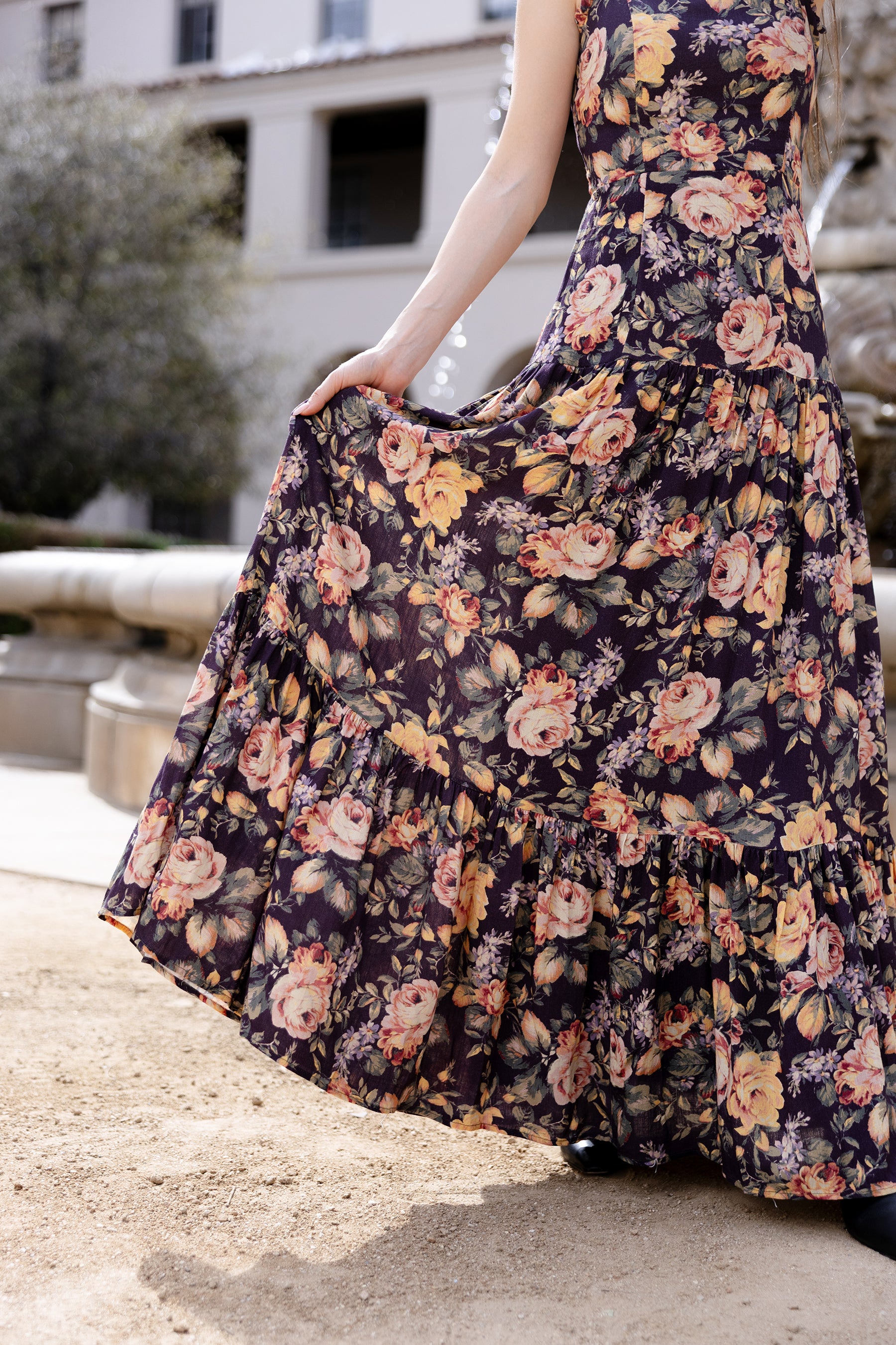 Priscilla Laced Back Floral Maxi Dress | Isla Maude Priscilla Laced Back Floral Maxi Dress | Isla Maude