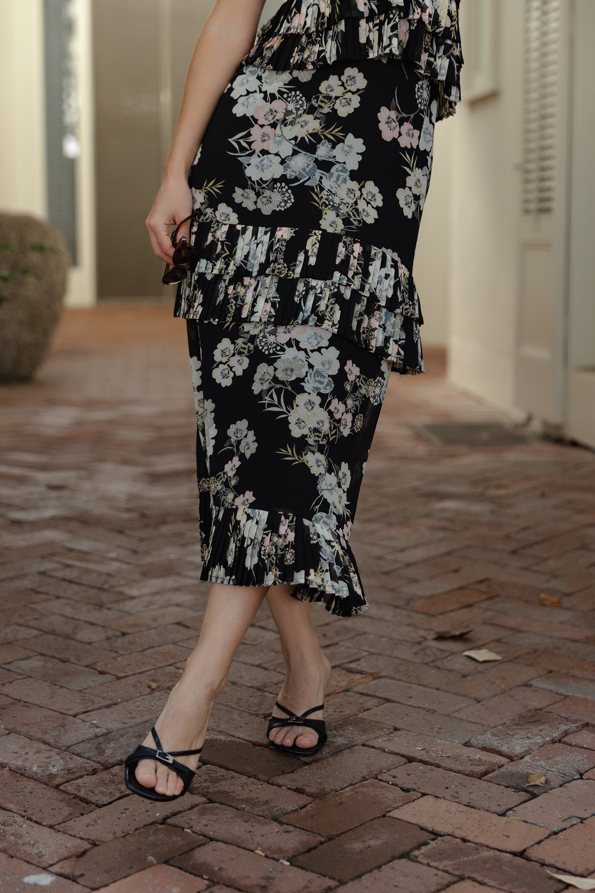 Camila halter midi dress