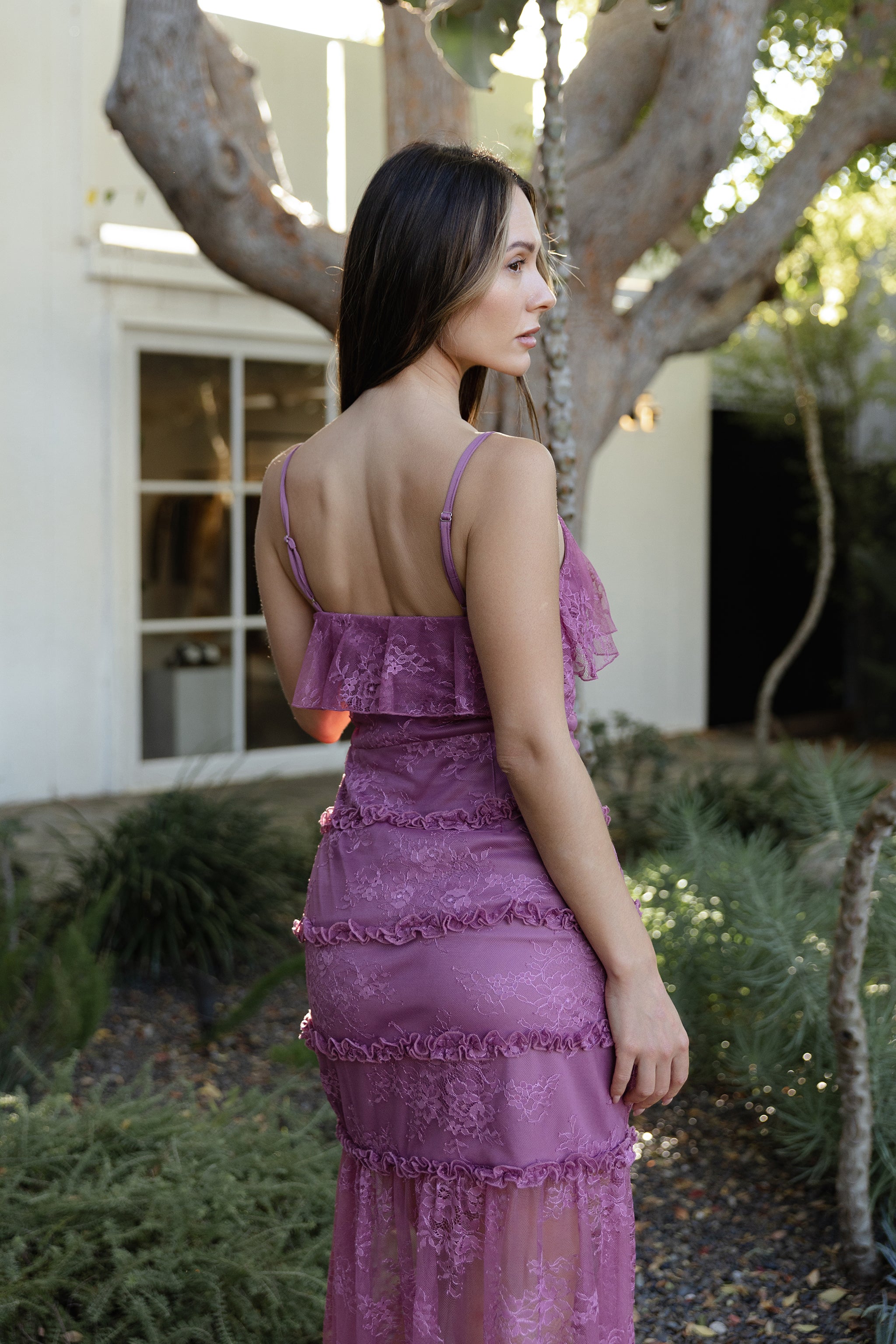 Marlowe lace maxi dress