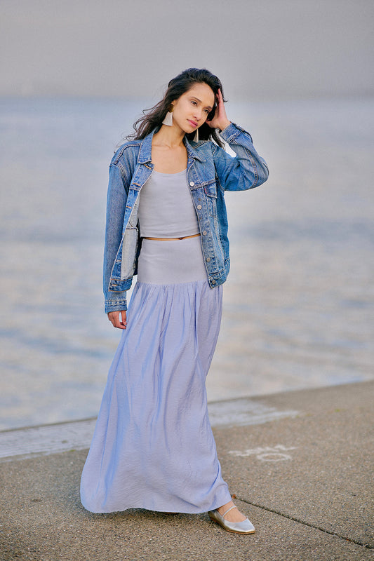 Taylor Mix Media Skirt Set