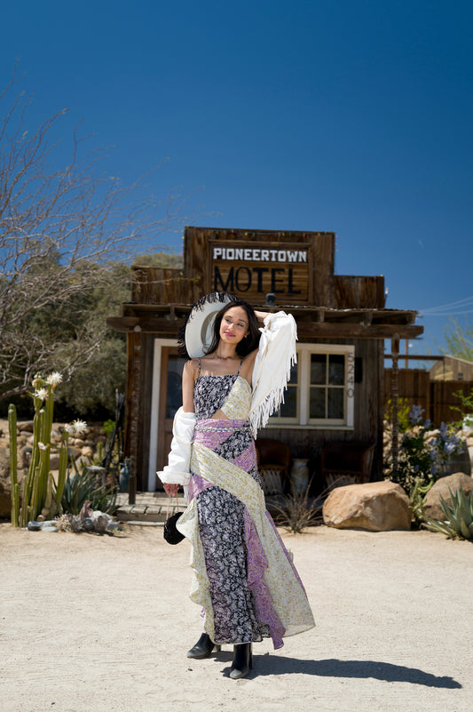 Gisele Mix Print Maxi Dress